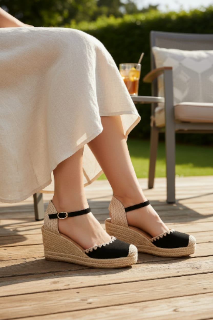 Plataformas de lazo marca Gossip color negro