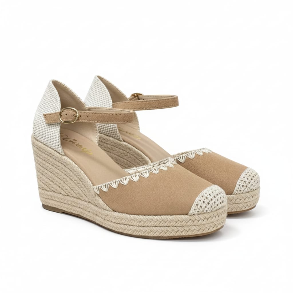 Plataformas de lazo marca Gossip color Camell