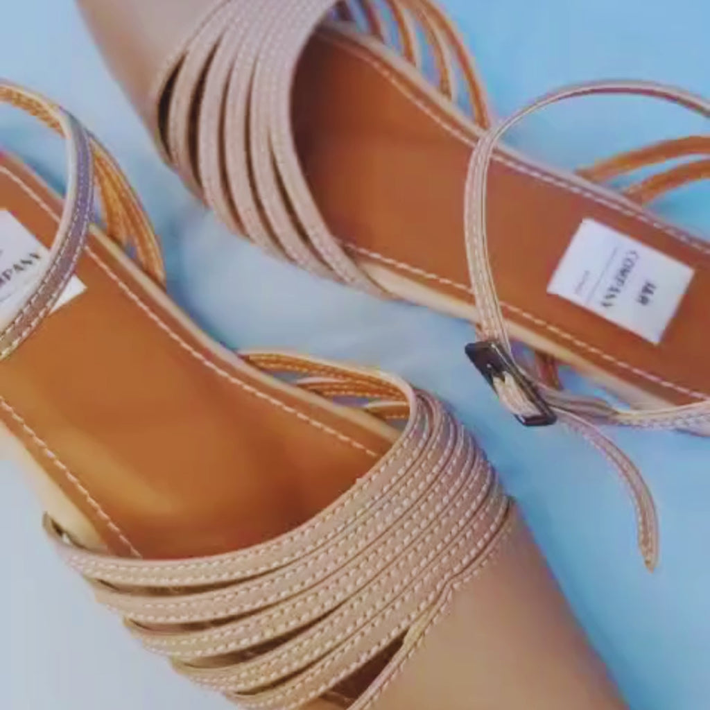 Flats faith en semipiel color cocoa