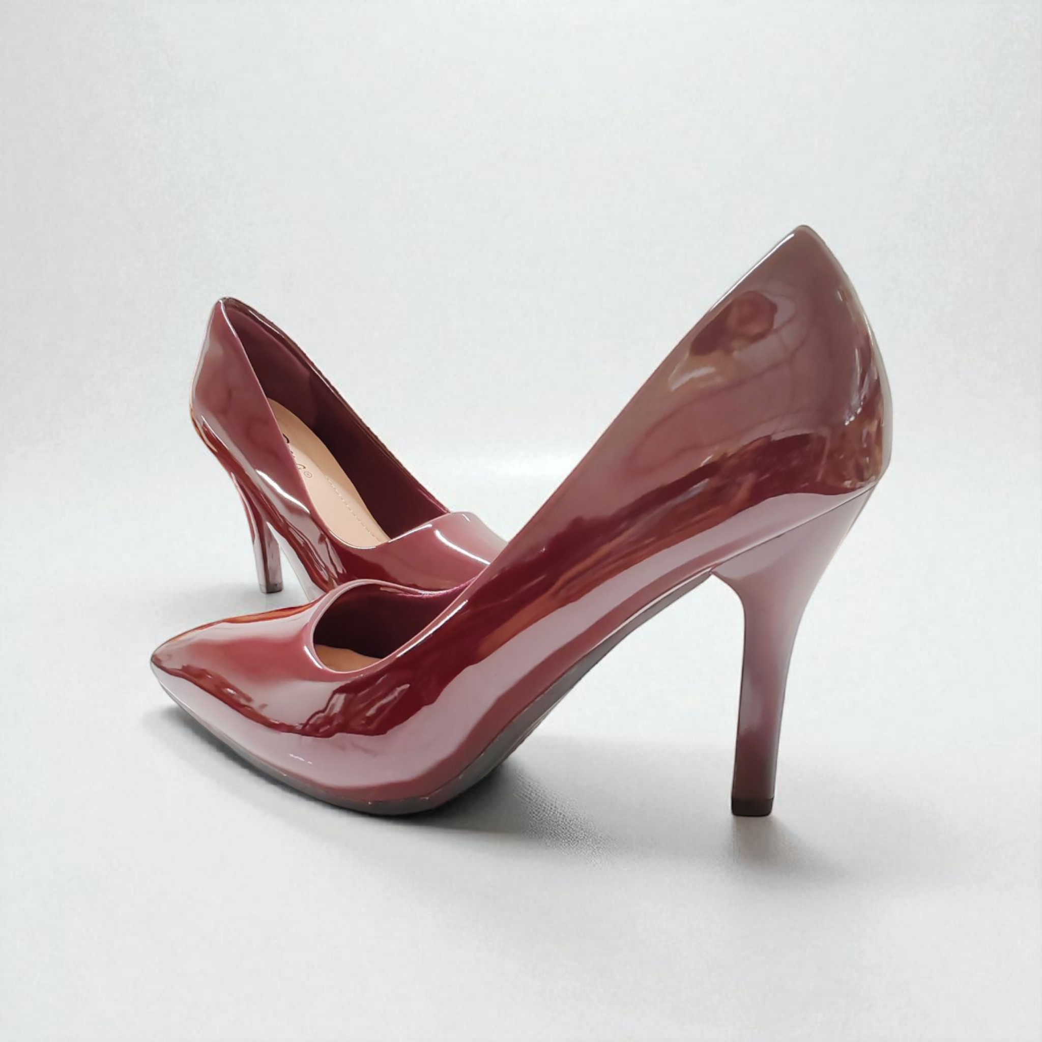 Tacones Stilettos Ciara Color Vino tinto