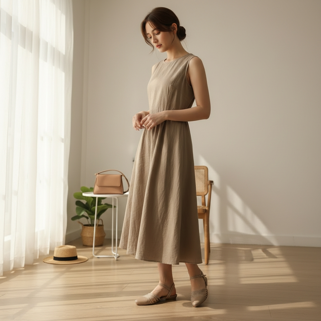 Flats faith en semipiel color cocoa