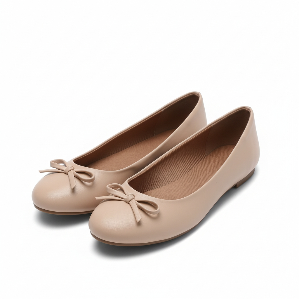 Flats Nadia semipiel beige