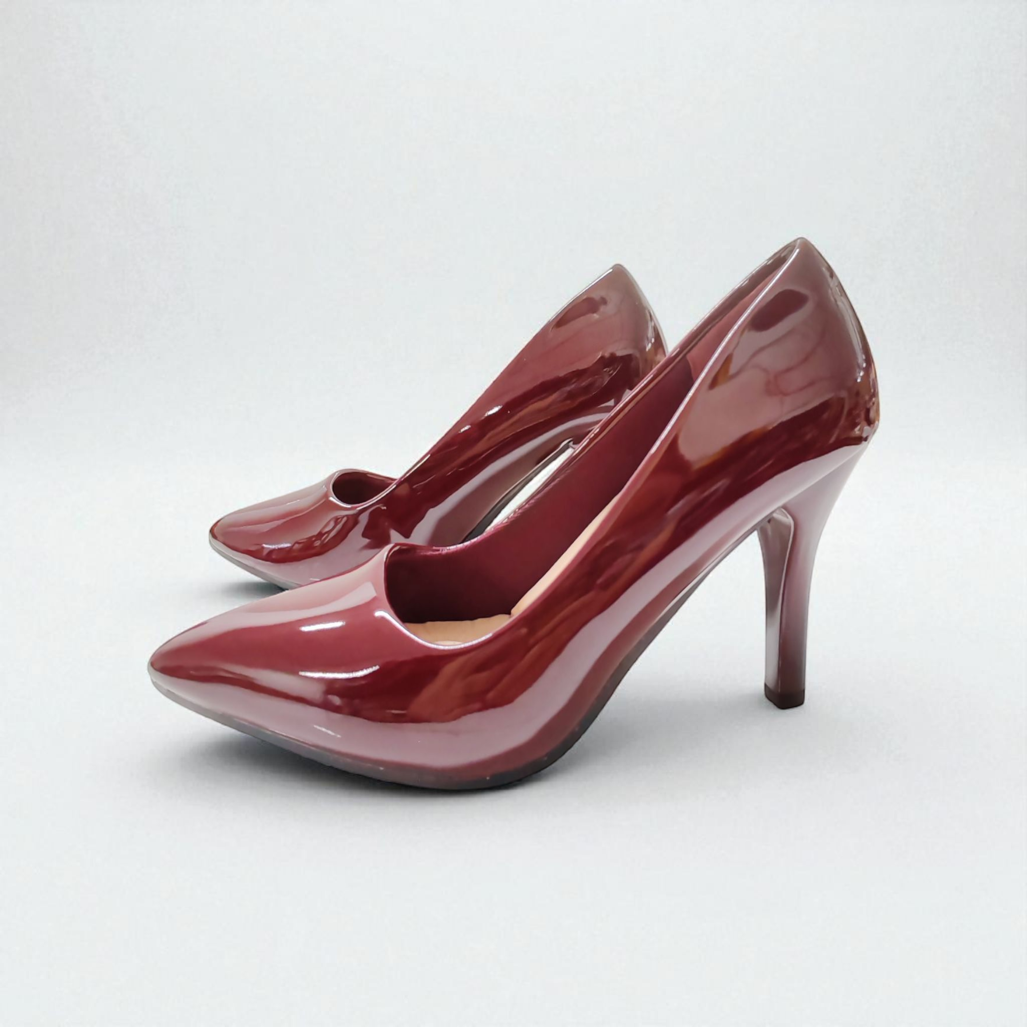 Tacones Stilettos Ciara Color Vino tinto