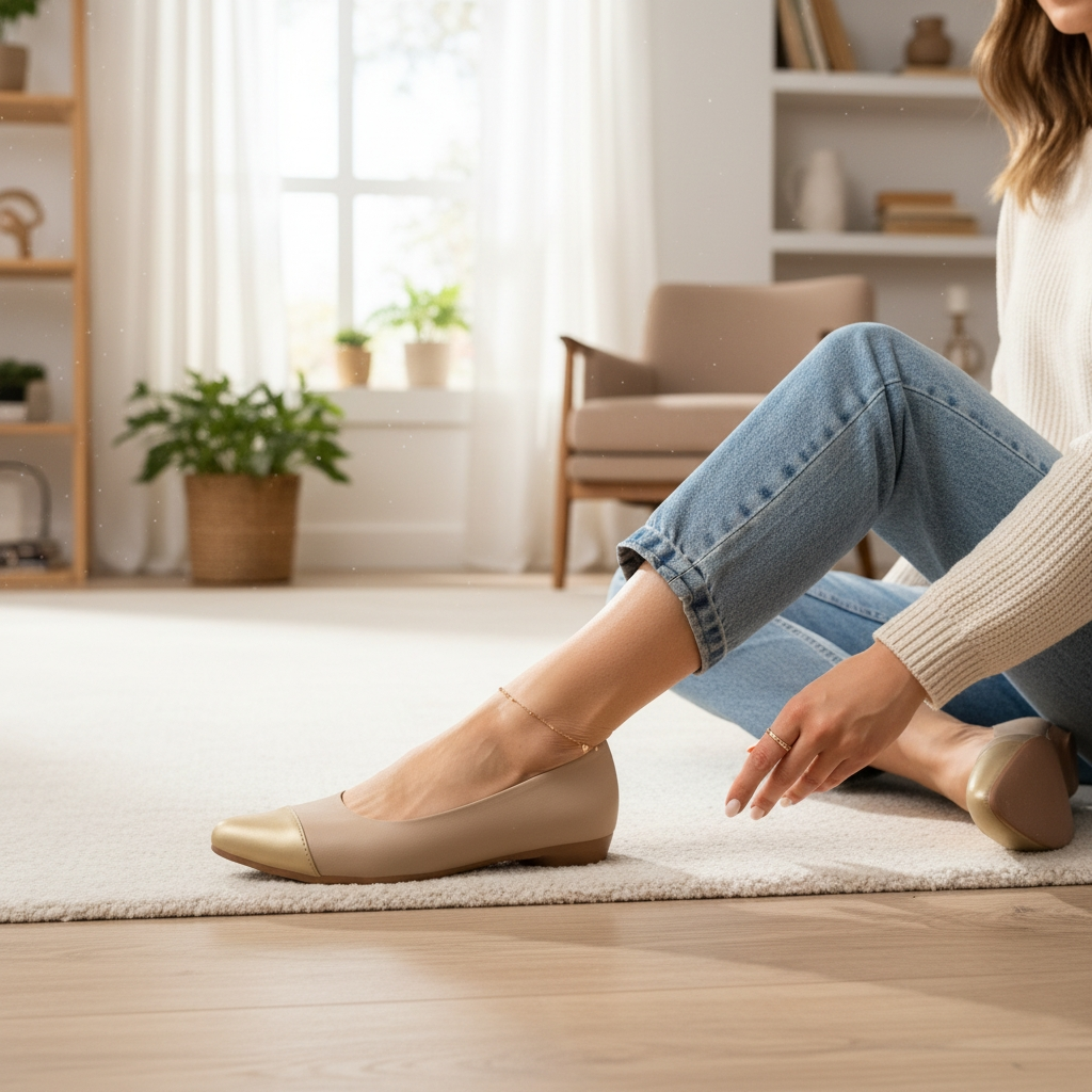Flats Chanel sempiel beige y champagne