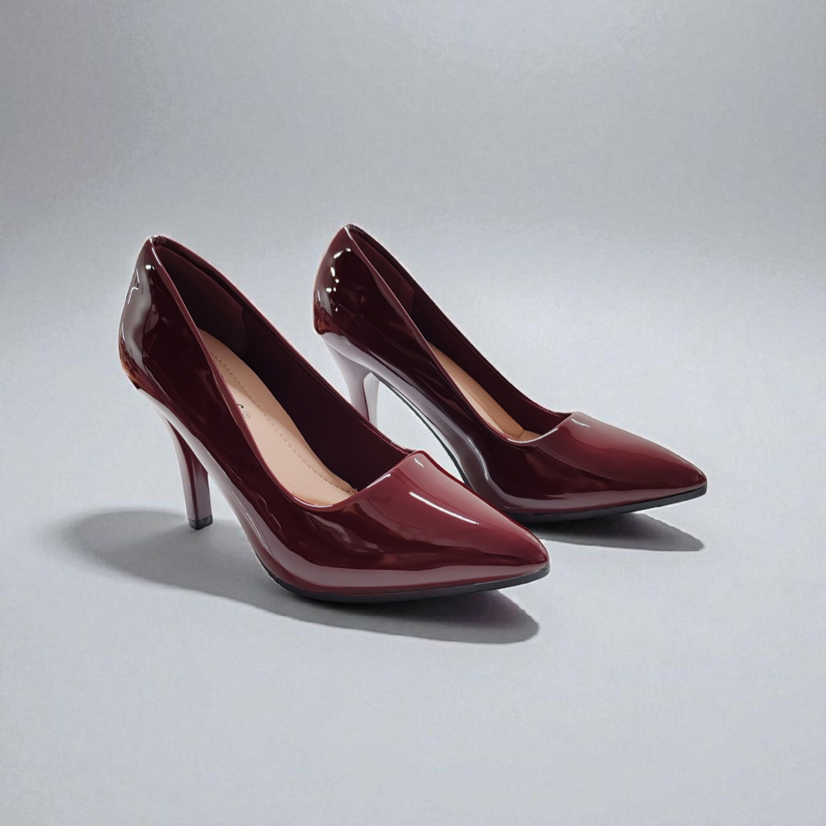 Tacones Stilettos Ciara Color Vino tinto