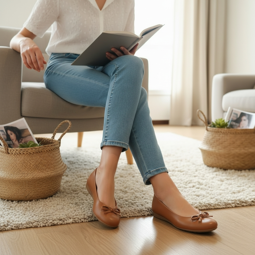 Flats Nadia semipiel Gena