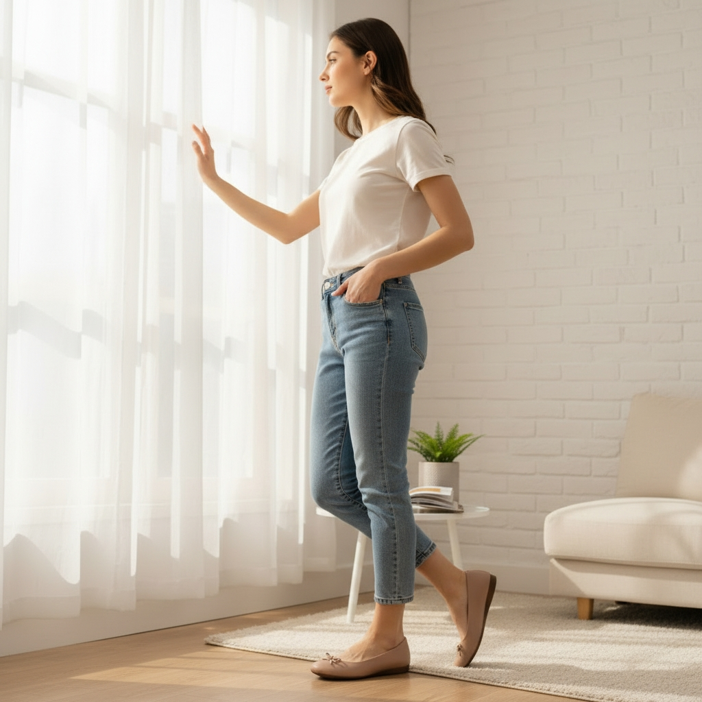 Flats Nadia semipiel beige