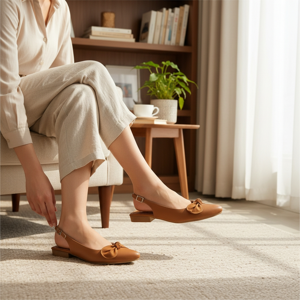 Flats Leah butterfly semipiel gena